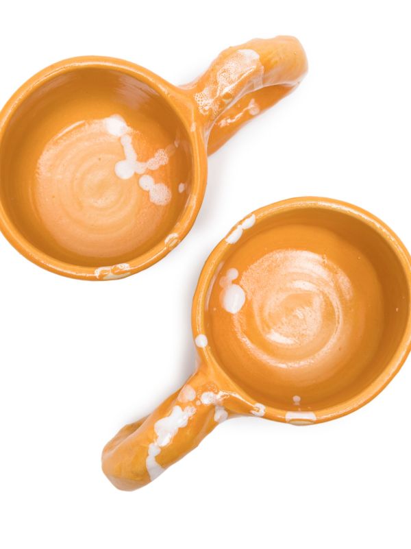 Browns NIKO JUNE Orange Studio Ceramic Cup Set | Browns Cups & Tea Sets