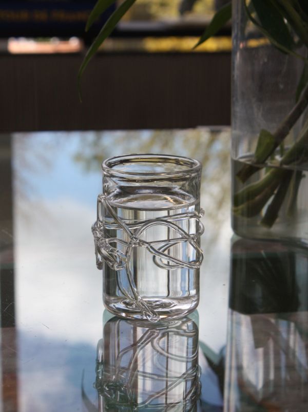 Browns NIKO JUNE White Ivy Drinking Glasses Set | Browns Glassware