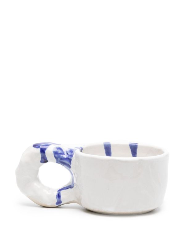 Browns NIKO JUNE White Studio Ceramic Cup Set | Browns Cups & Tea Sets