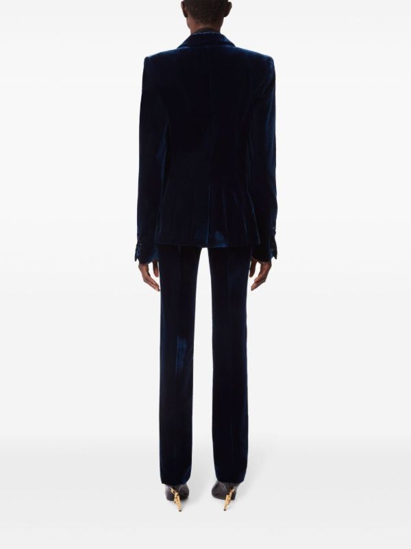 Browns Nina Ricci Single-breasted Velvet Blazer | Browns Blazers