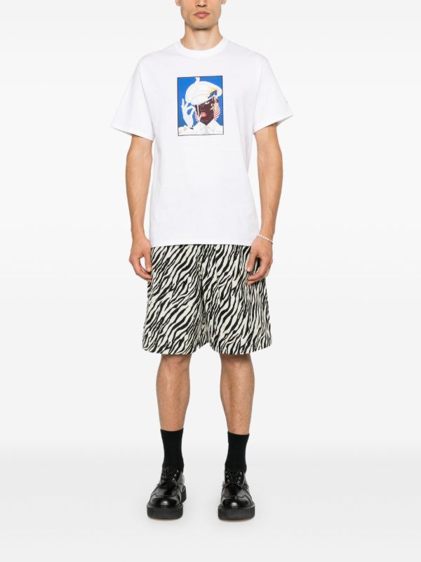 Browns NOAH NY X Antonio Lopez White Illustration-Print T-Shirt | Browns T-Shirts & Jersey Shirts