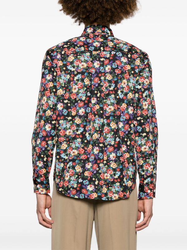 Browns NOAH NY X The Cure Black Floral-Print Shirt | Browns Shirts