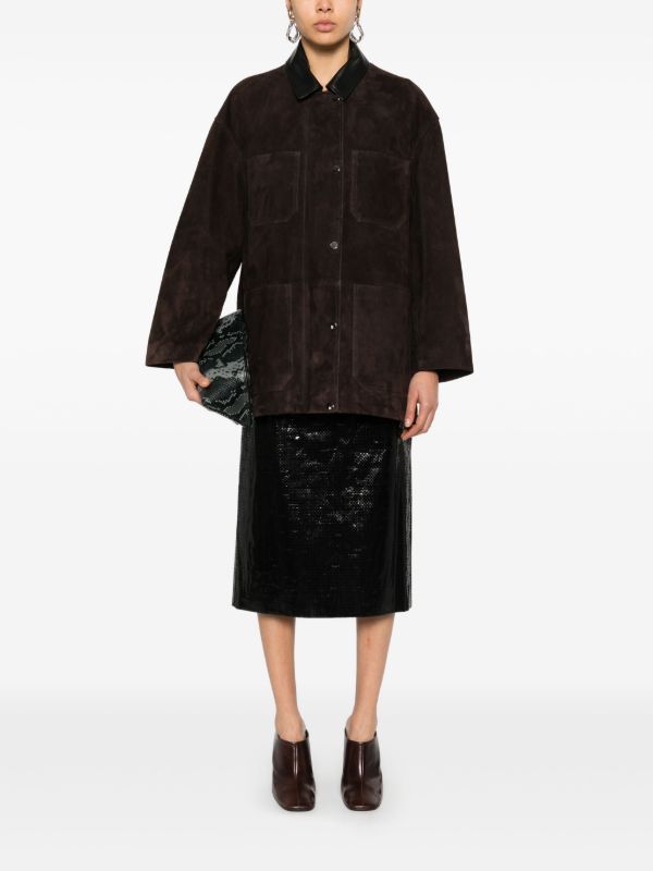 Browns Nour Hammour Barn Jacket | Browns Leather Jackets