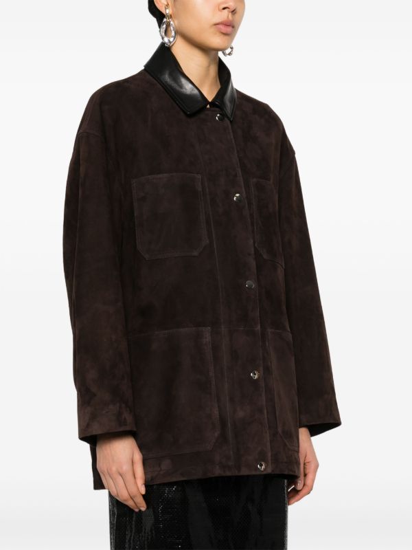 Browns Nour Hammour Barn Jacket | Browns Leather Jackets