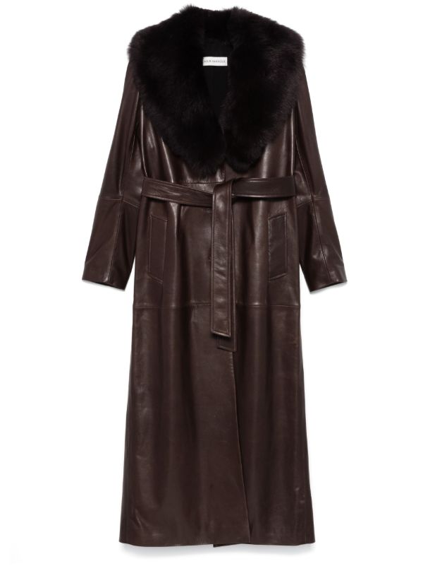 browns Nour Hammour Dakota Coat | Browns Leather Coats
