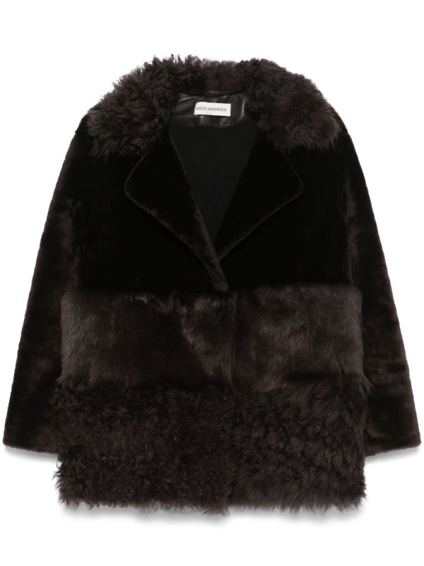 browns Nour Hammour Faux-Fur Coat | Browns Faux Fur & Shearling Coats