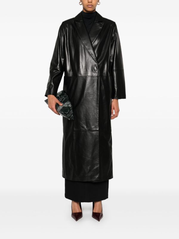 Browns Nour Hammour Leather Coat | Browns Leather Coats