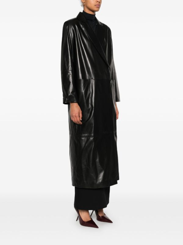 Browns Nour Hammour Leather Coat | Browns Leather Coats