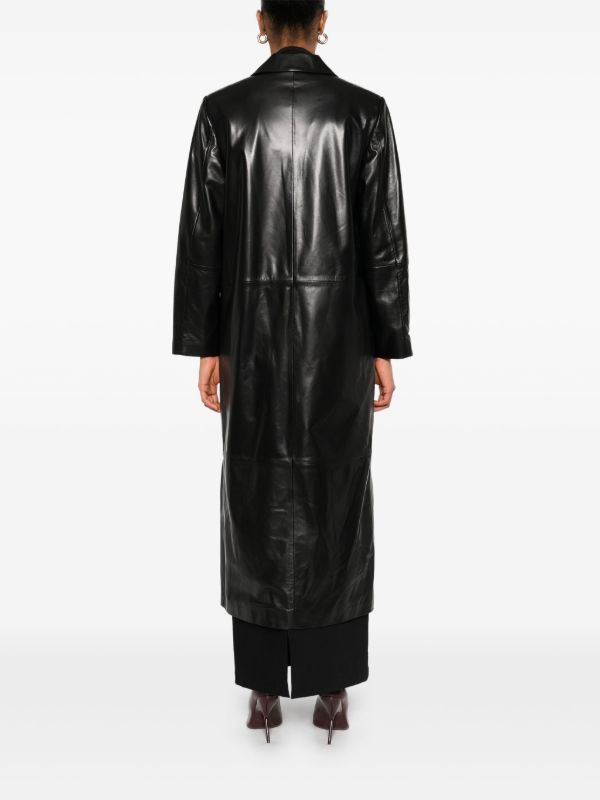 Browns Nour Hammour Leather Coat | Browns Leather Coats