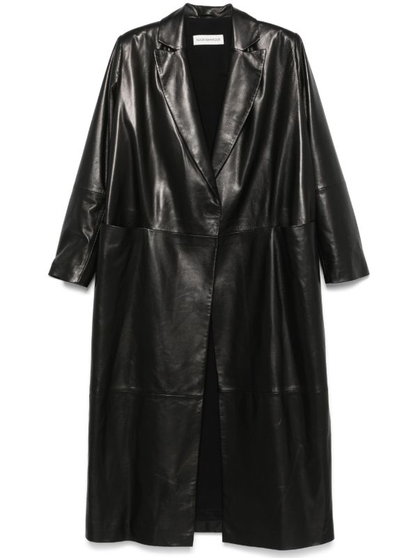 browns Nour Hammour Leather Coat | Browns Leather Coats