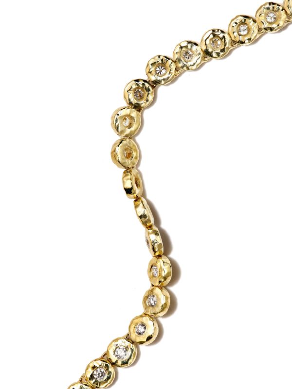 Browns Octavia Elizabeth 18K Yellow Gold Micro Nesting Gem Diamond Necklace | Browns Fine Necklaces