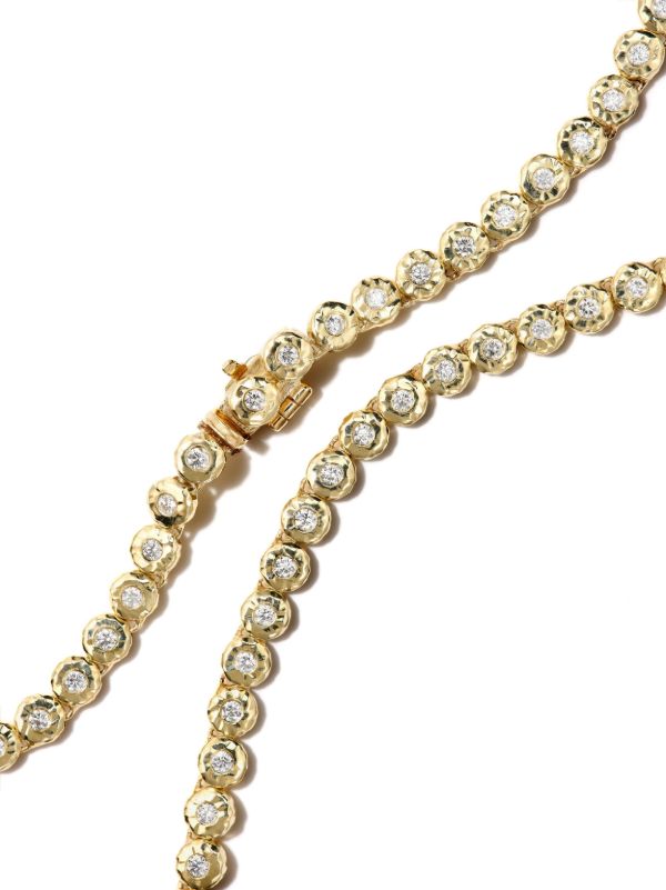 Browns Octavia Elizabeth 18K Yellow Gold Micro Nesting Gem Diamond Necklace | Browns Fine Necklaces