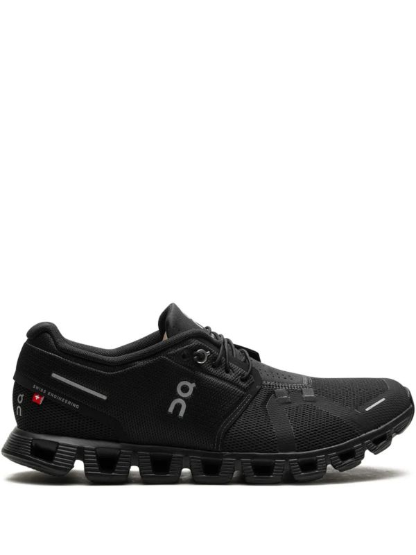 browns On Running black Cloud 5 running sneakers | Browns Sneakers