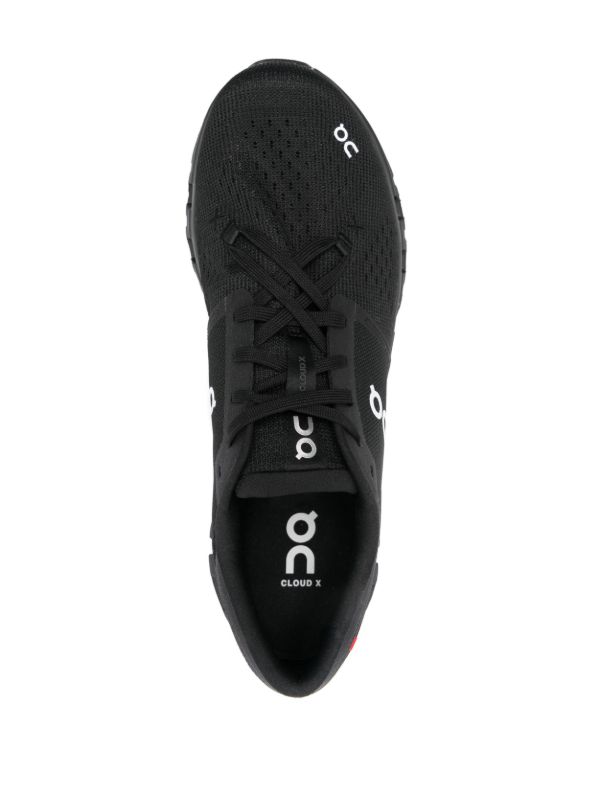 Browns On Running Black Cloud X 4 Sneakers | Browns Performance Trainers