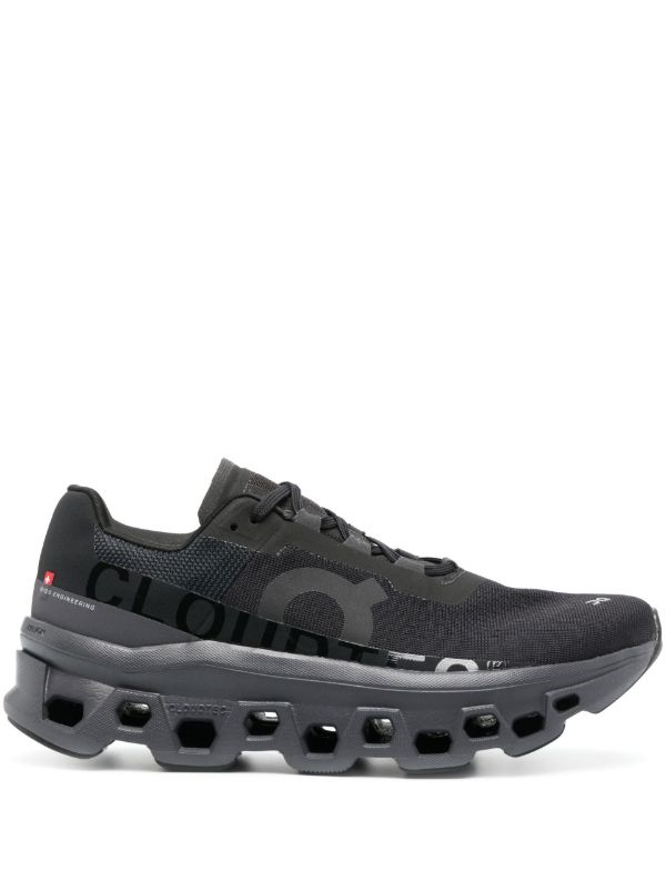 browns On Running Black Cloudmonster Low-Top Sneakers | Browns Sneakers