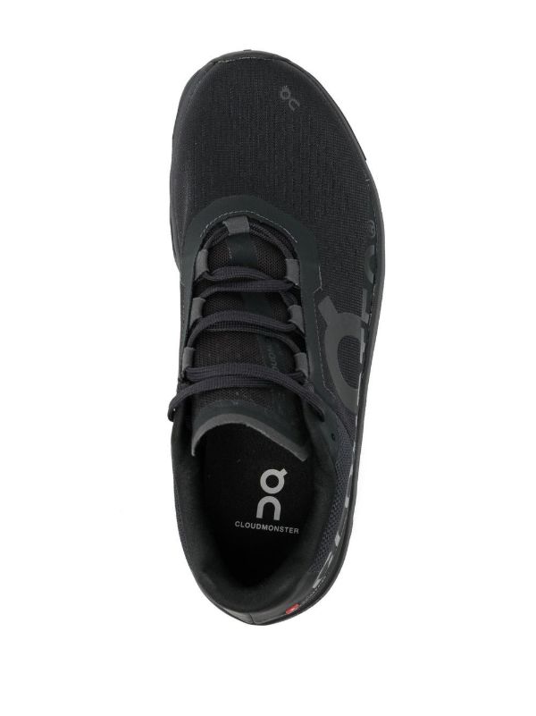 Browns On Running Black Cloudmonster Running Sneakers | Browns Performance Trainers