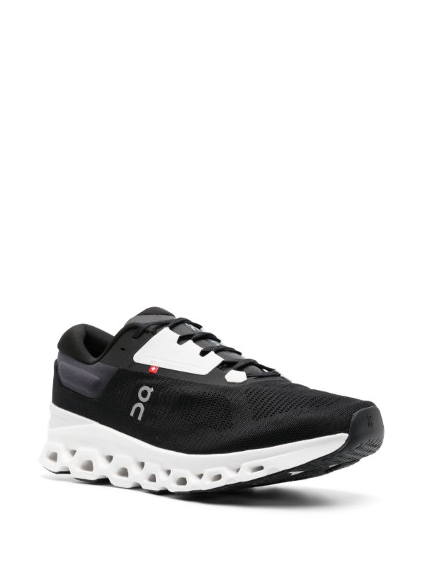 Browns On Running Black Cloudstratus 3 Running Sneakers | Browns Low-Tops