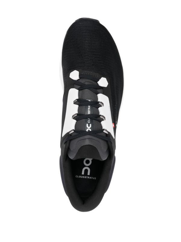 Browns On Running Black Cloudstratus 3 Running Sneakers | Browns Low-Tops