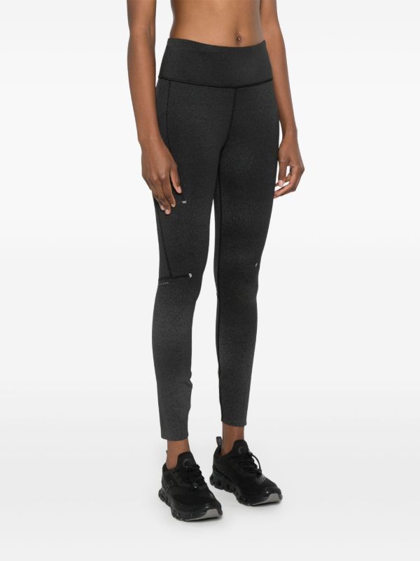 Browns On Running Black Logo-Print Leggings | Browns Performance Leggings