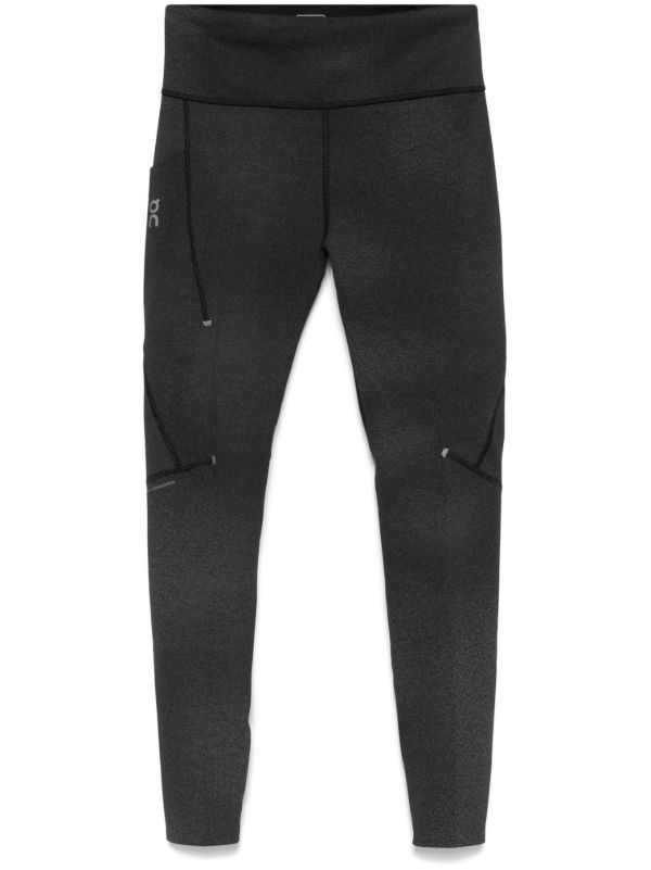 browns On Running Black Logo-Print Leggings | Browns Performance Leggings