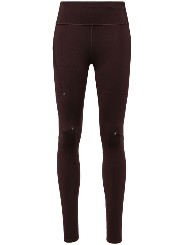browns On Running Brown Lumos Performance Leggings | Browns Performance Leggings