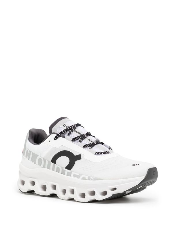 Browns On Running White Cloudmonster Low-Top Sneakers | Browns Low-Tops