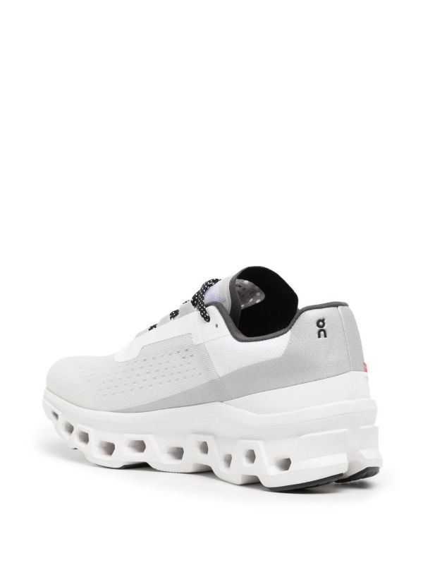 Browns On Running White Cloudmonster Low-Top Sneakers | Browns Low-Tops