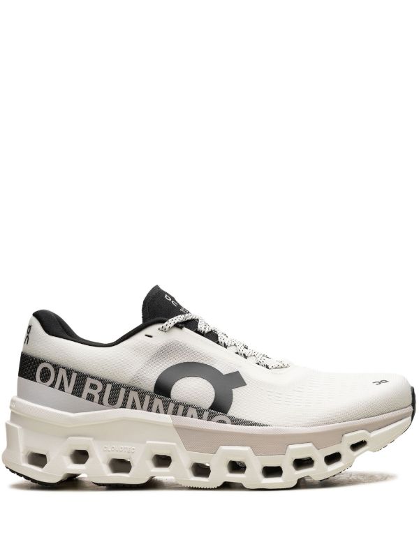 browns On Running White Cloudmonster Running Sneakers | Browns Performance Trainers