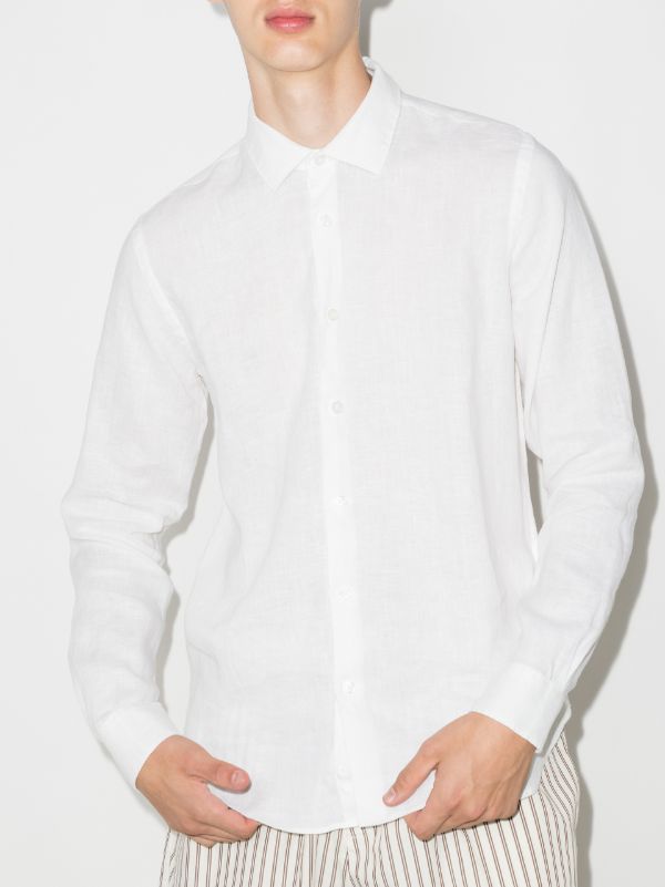 Browns Orlebar Brown Giles Linen Shirt | Browns Shirts