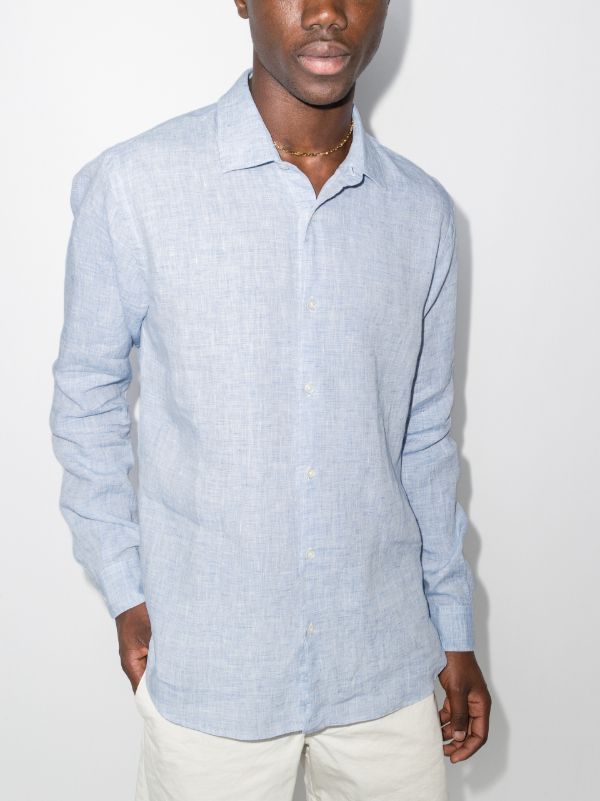 Browns Orlebar Brown Giles Linen Shirt | Browns Shirts