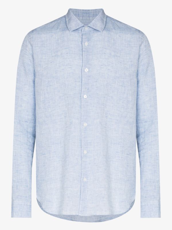 browns Orlebar Brown Giles linen shirt | Browns Shirts