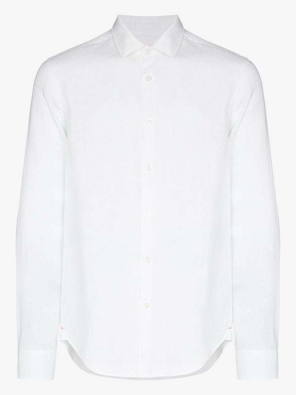 browns Orlebar Brown Giles linen shirt | Browns Shirts