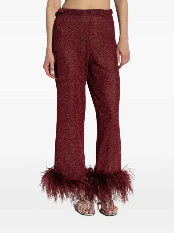 Browns Oséree Plumage Trousers | Browns Straight-Leg Pants