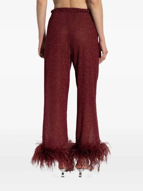 Browns Oséree Plumage Trousers | Browns Straight-Leg Pants