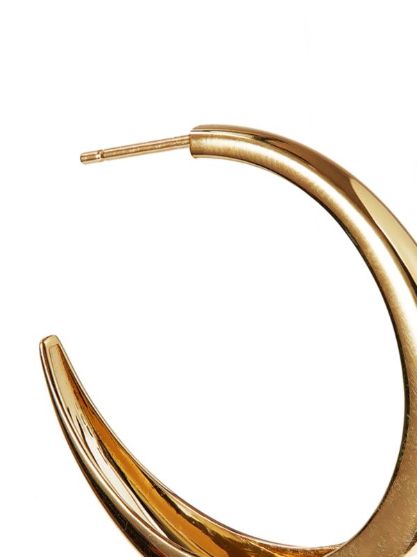 Browns Otiumberg 14K Gold Vermeil Graduated Large Hoop Earrings | Browns Earrings