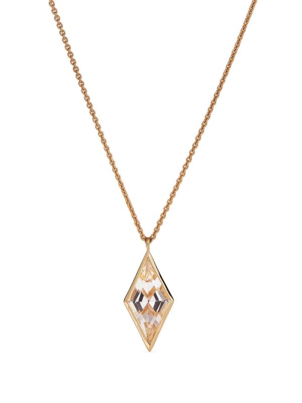 browns Otiumberg 14K gold vermeil Kite quartz necklace | Browns Necklaces