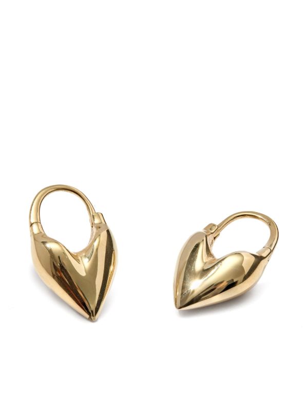 browns Otiumberg 14K Gold Vermeil Roscida Heart Earrings | Browns Earrings