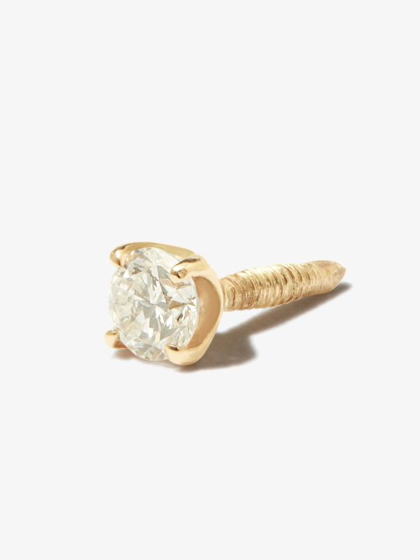 Browns Otiumberg 14K Yellow Gold Diamond Earring | Browns Fine Earrings