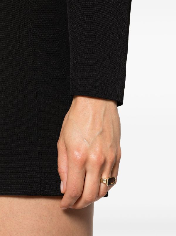 Browns Otiumberg 9K Yellow Gold Domino Quartz Ring | Browns Fine Rings