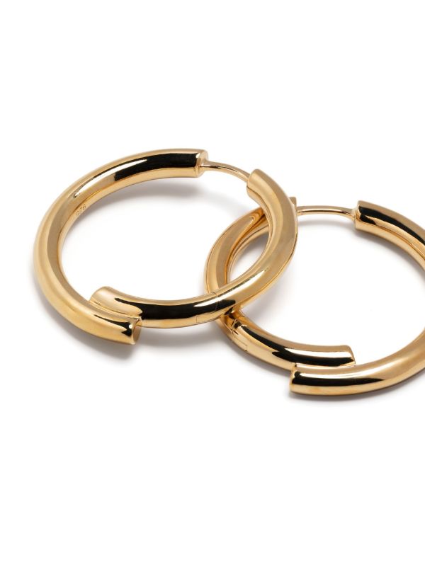 Browns Otiumberg Gold Vermeil Chaos Hoop Earrings | Browns Fine Earrings