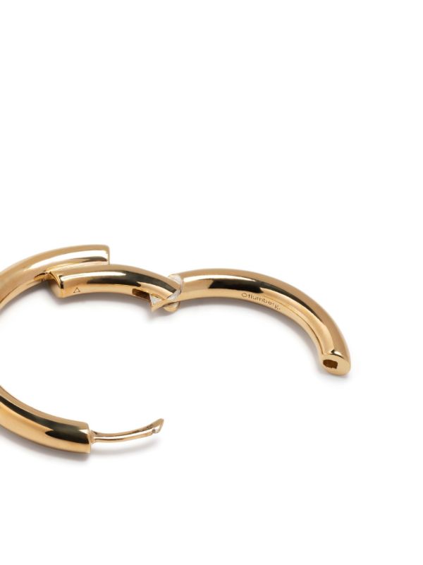 Browns Otiumberg Gold Vermeil Chaos Hoop Earrings | Browns Fine Earrings