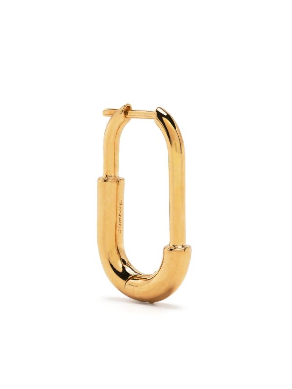 browns Otiumberg gold vermeil Large Staple hoop earrings | Browns Fine Earrings