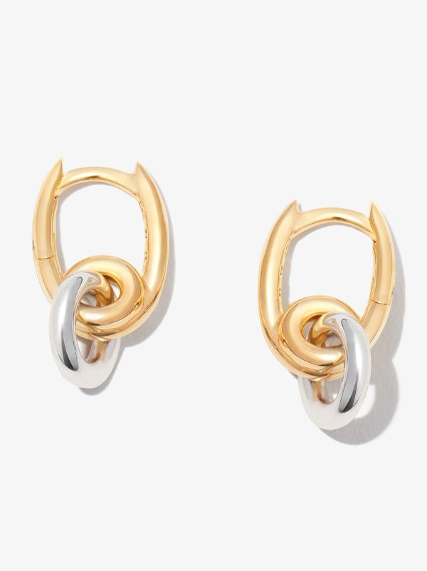 Browns Otiumberg Gold Vermeil Loop Drop Hoop Earrings | Browns Earrings