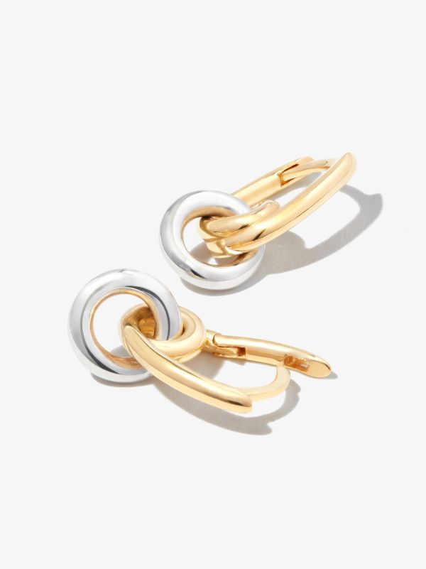 Browns Otiumberg Gold Vermeil Loop Drop Hoop Earrings | Browns Earrings