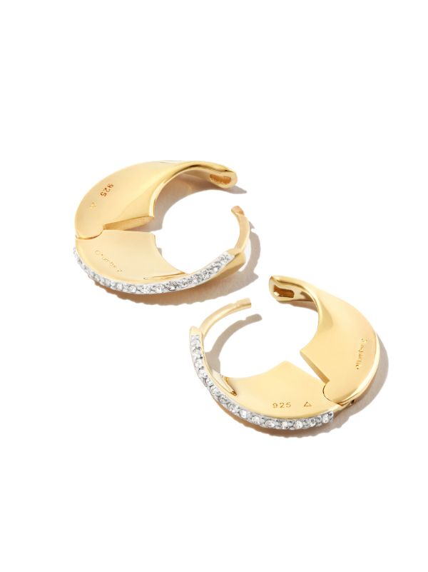 Browns Otiumberg Yellow Gold Vermeil Siren Topaz Hoop Earrings | Browns Earrings
