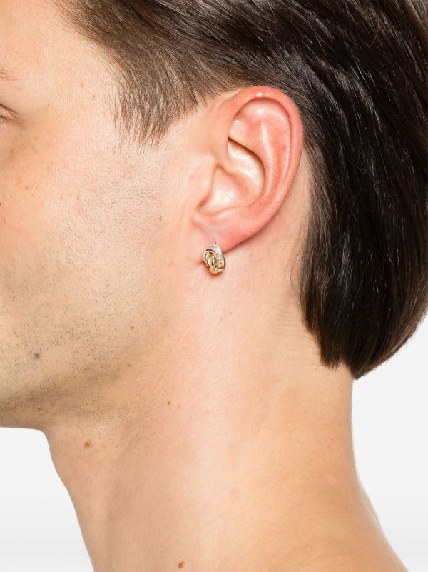 Browns OUIE 14K Gold And Sterling Silver Keyring Single Earrings | Browns Earrings