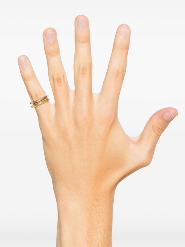 Browns OUIE 14K Yellow Gold Keyring Ring | Browns Rings