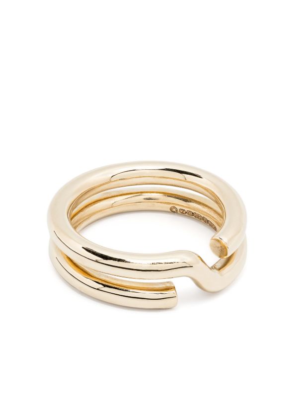 browns OUIE 14K yellow Gold Keyring Ring | Browns Rings