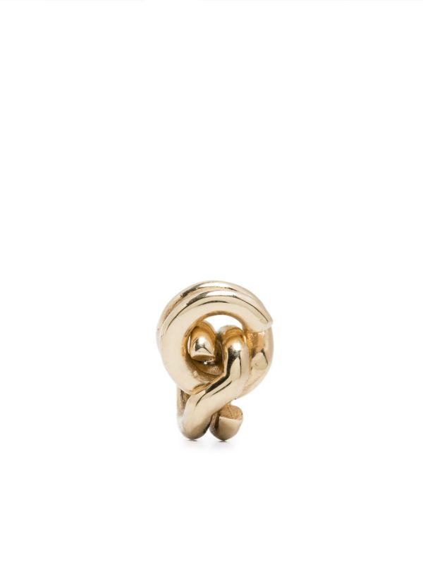 browns OUIE 14K yellow Gold Keyring Single Earrings | Browns Earrings