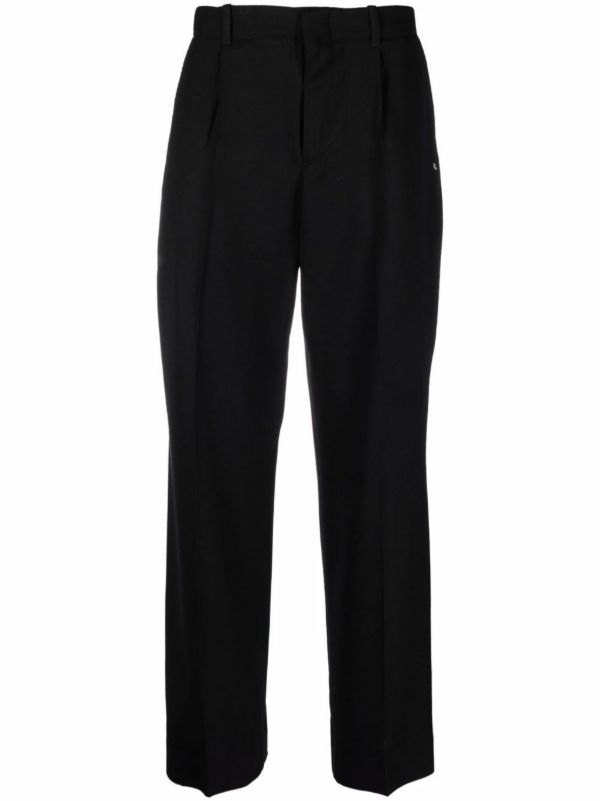 browns OUR LEGACY Black Borrowed Chino Wool Trousers | Browns Wide Leg Pants